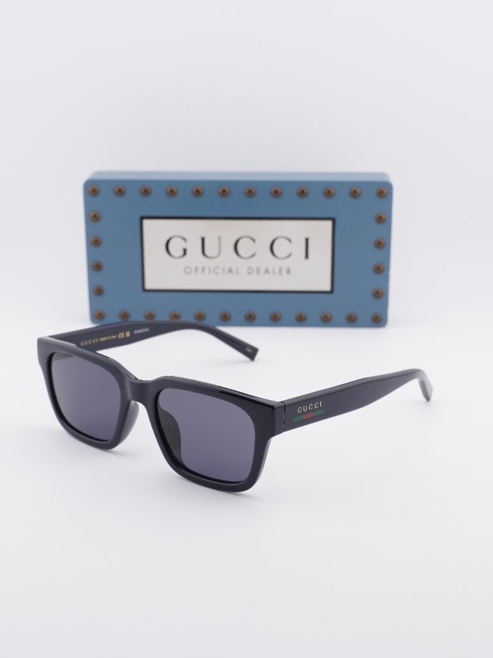 Gucci GG1857SK 003 Square Men Sunglasses - Blue